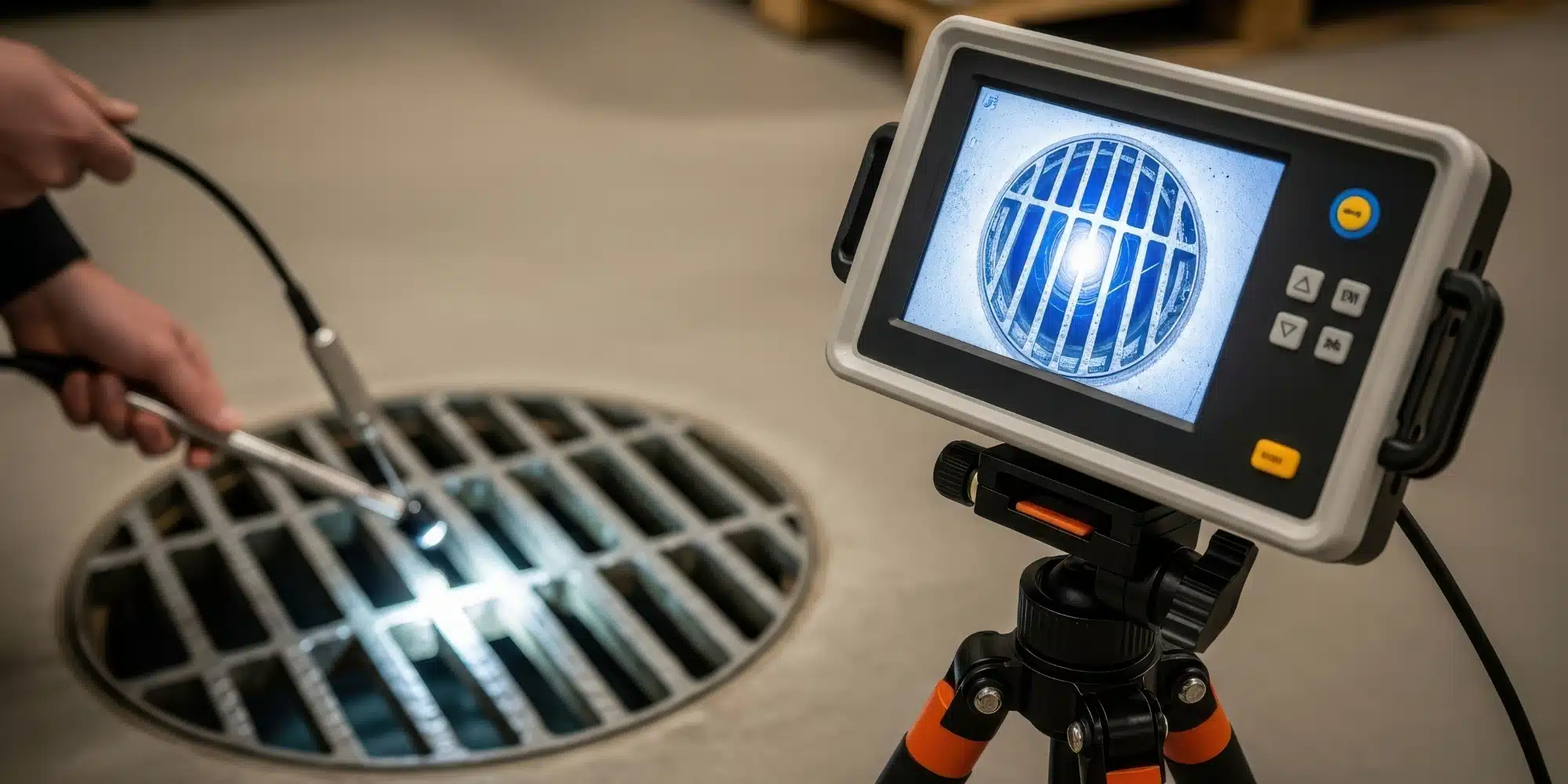 Inspection caméra de canalisation